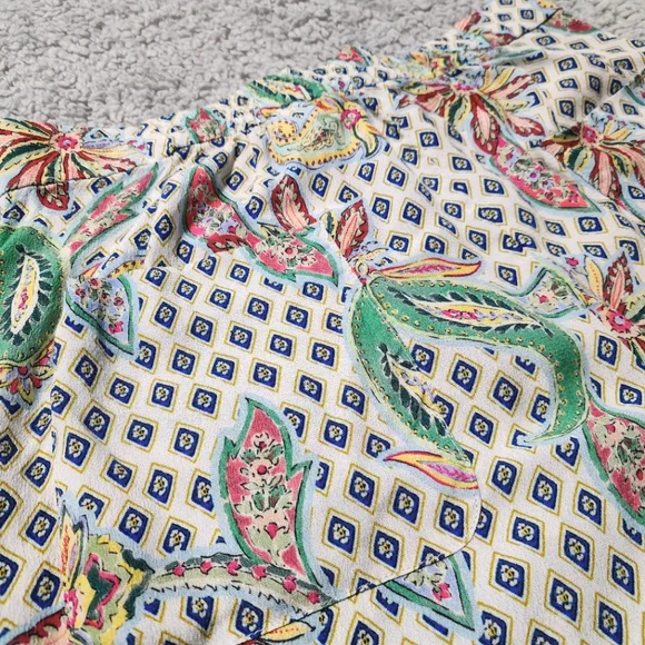 Zara Paisley Printed Flared Trousers - Picture 8 of 8